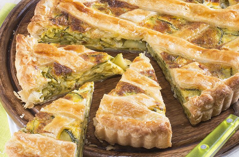 Torta Salata Con Zucchine E Stracchino