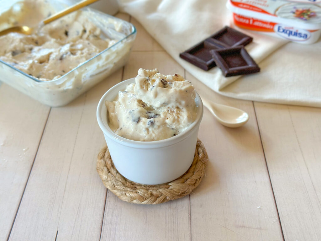 Gelato veloce con yogurt e formaggio fresco spalmabile Exquisa Senza Lattosio
