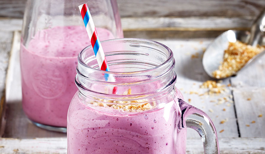 Smoothie ai frutti di bosco